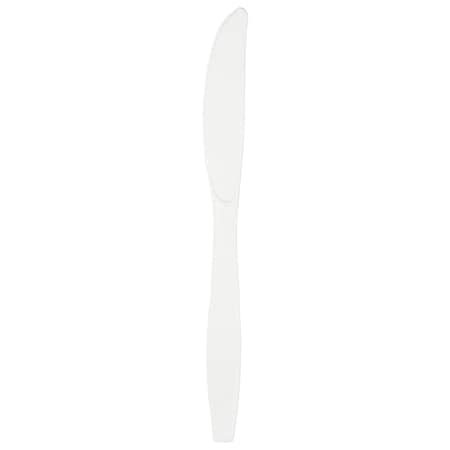 Touch Of Color White Plastic Knives, 7.5", 288PK 010570